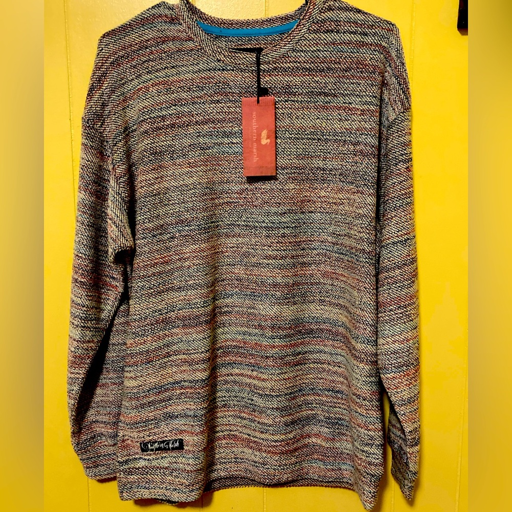 Brand new tag attached.Size small but fits like a medium.Paid 65.00 asking 30.00